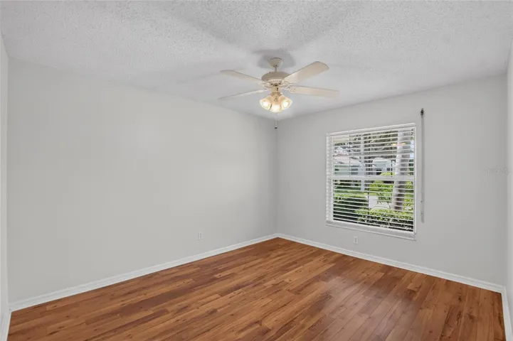 Large den/study/office room at the front of the home