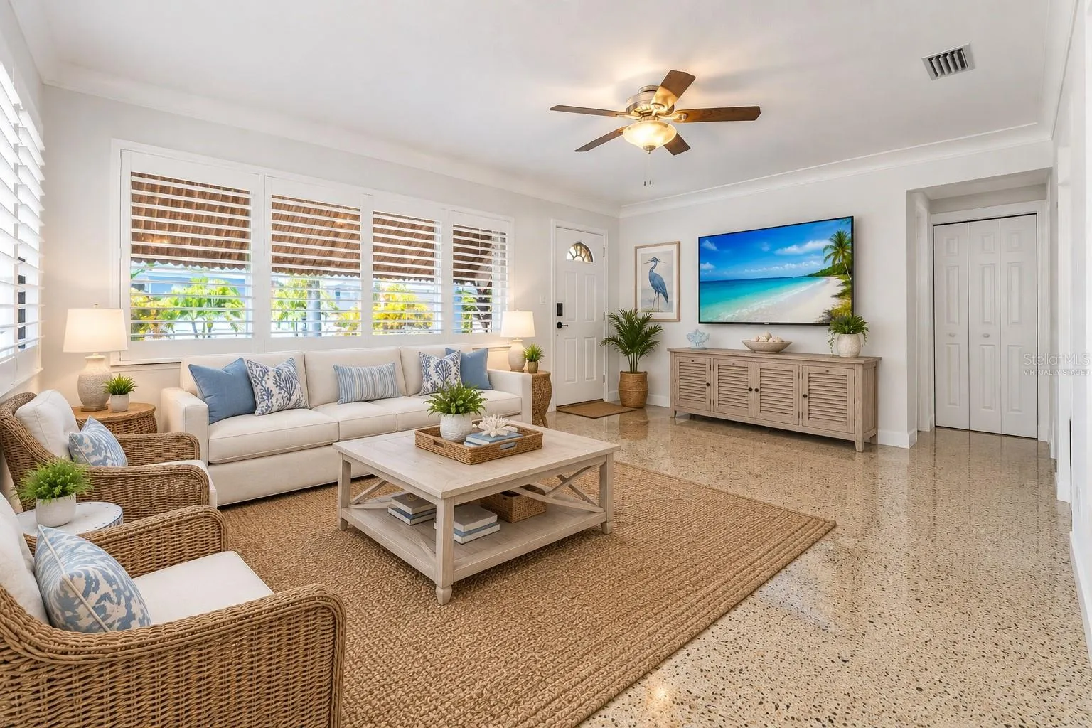 Virtually Staged - Front Living Room