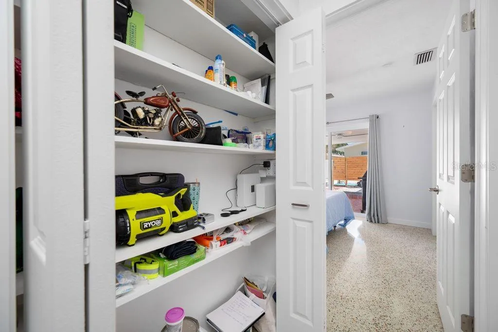 Hall Closet with Charging Station
