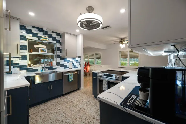 View from Living Room Into Kitchen