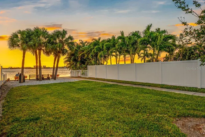 Relax and watch our Glorious Sunsets!  This mini park is at the end of 14th Ave S. in your neighborhood.  So Beautiful!
