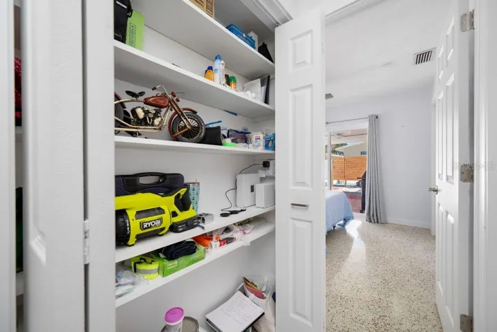Hall Closet with Charging Station