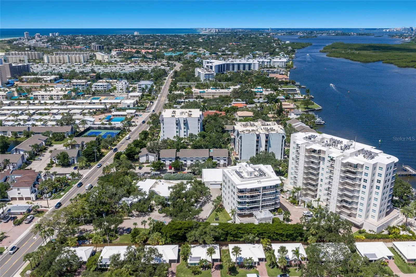 View of community and intracoastal waterway