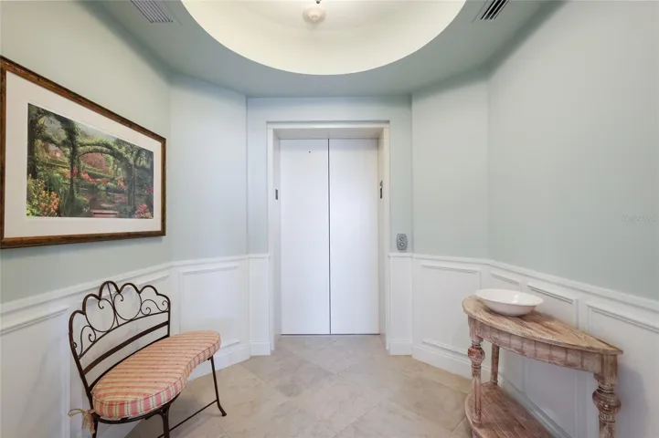 Elevator To Private Foyer in Unit
