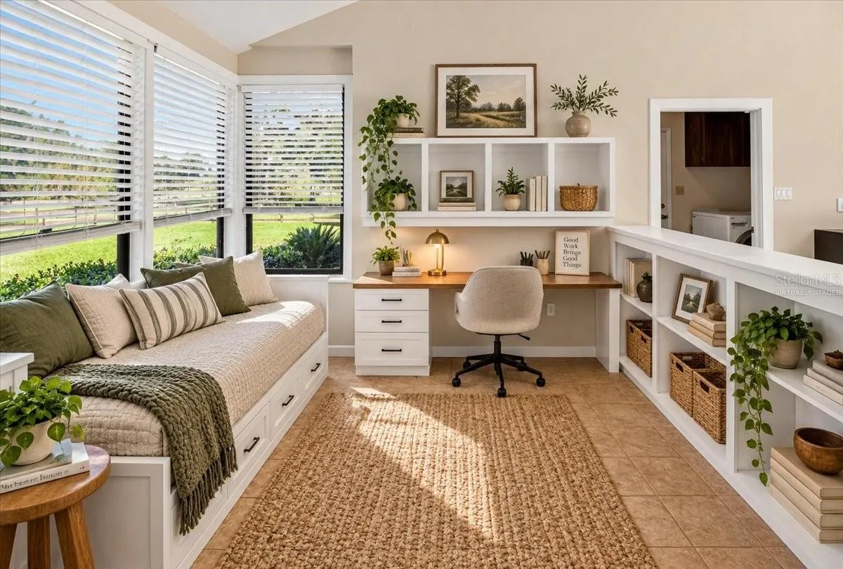 Virtually Staged Sunken Den / Flex Space