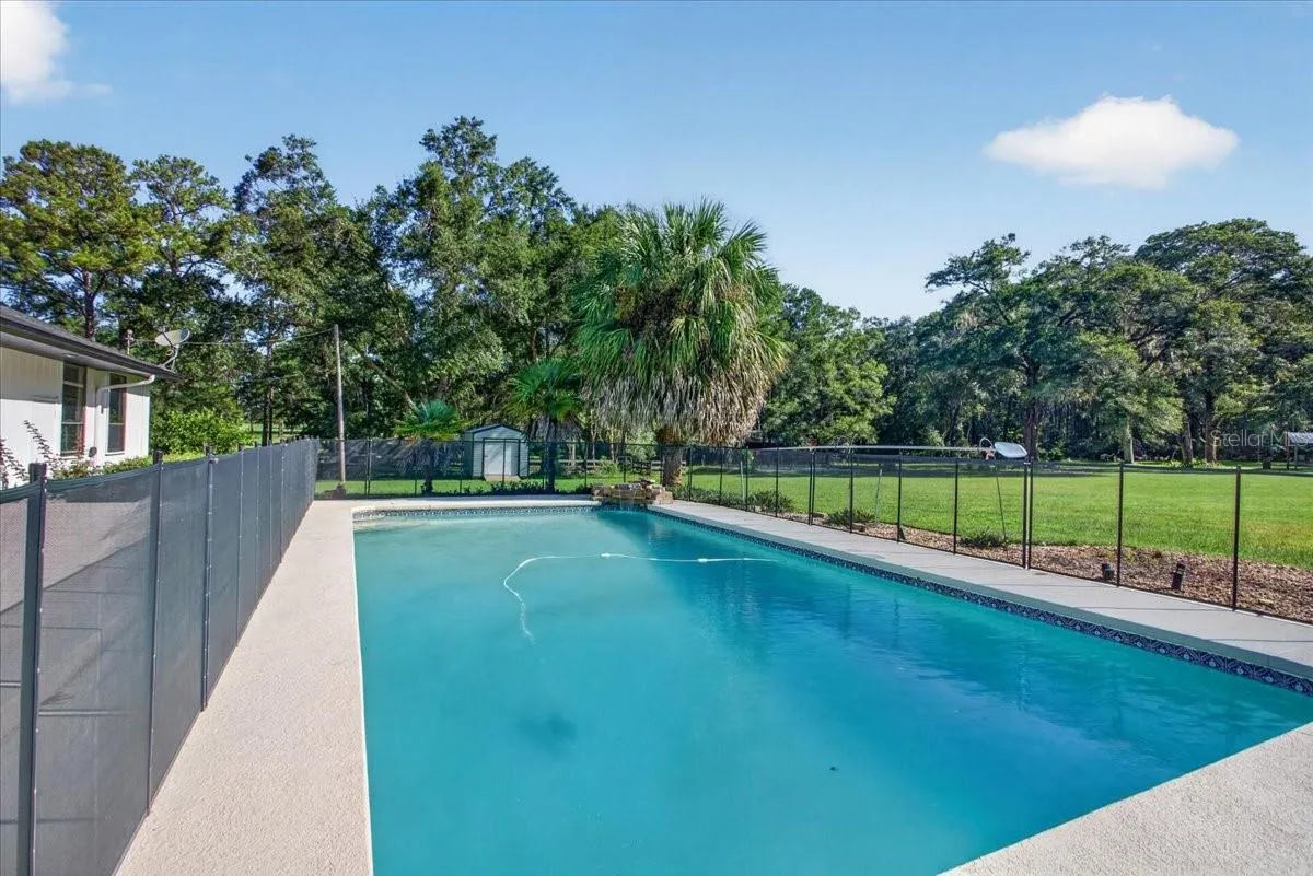 Private 18x36 foot pool that is 8 feet deep!