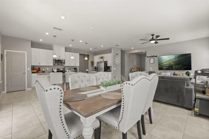 Dining room area.