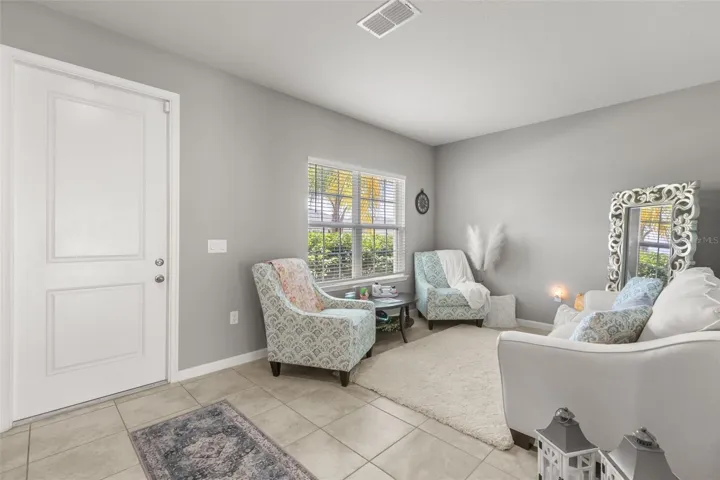 Foyer to flex room.
