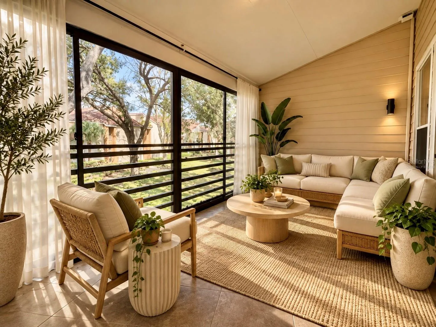 Virtually Staged Patio