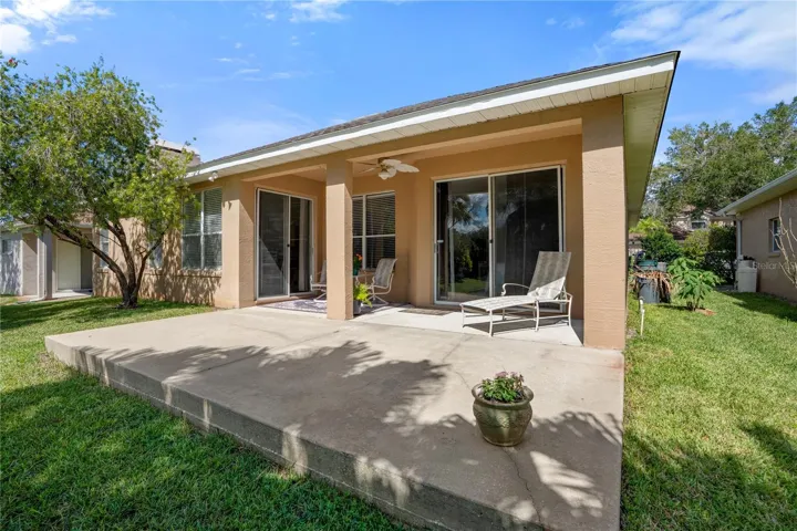 Expanded back porch