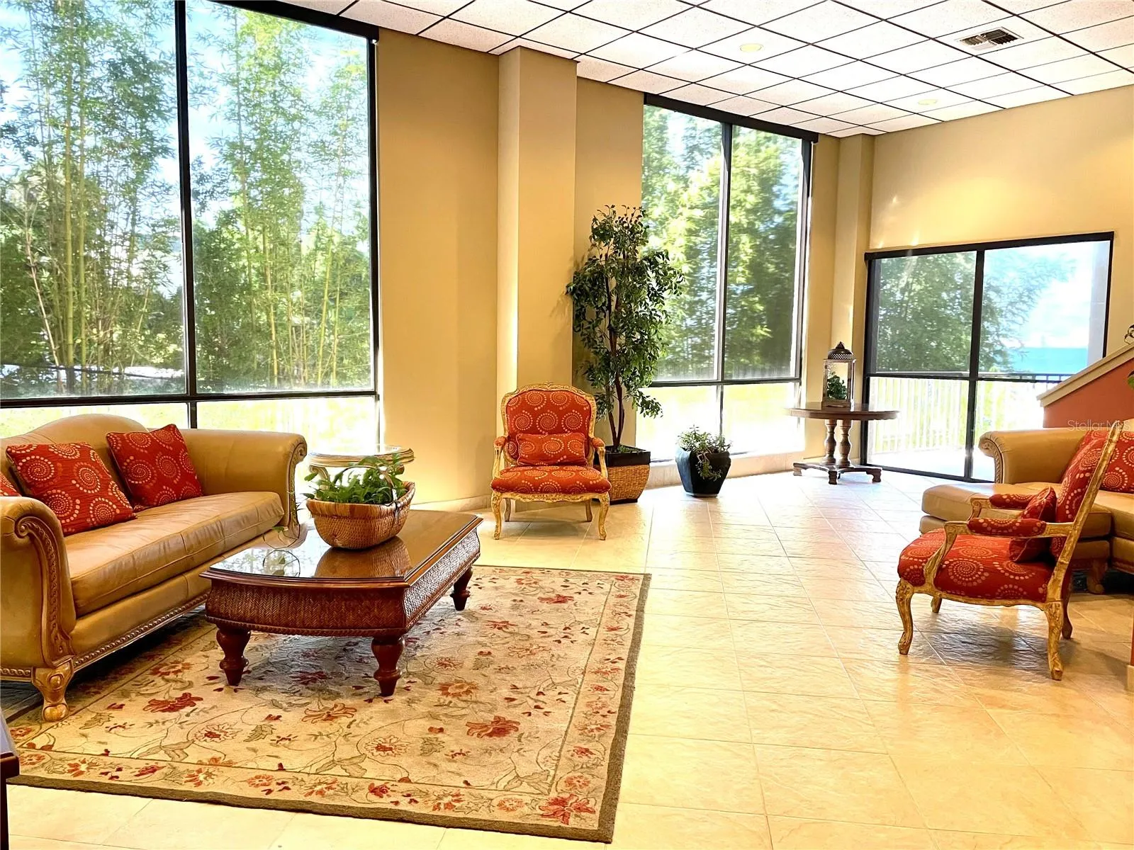 Inviting lobby