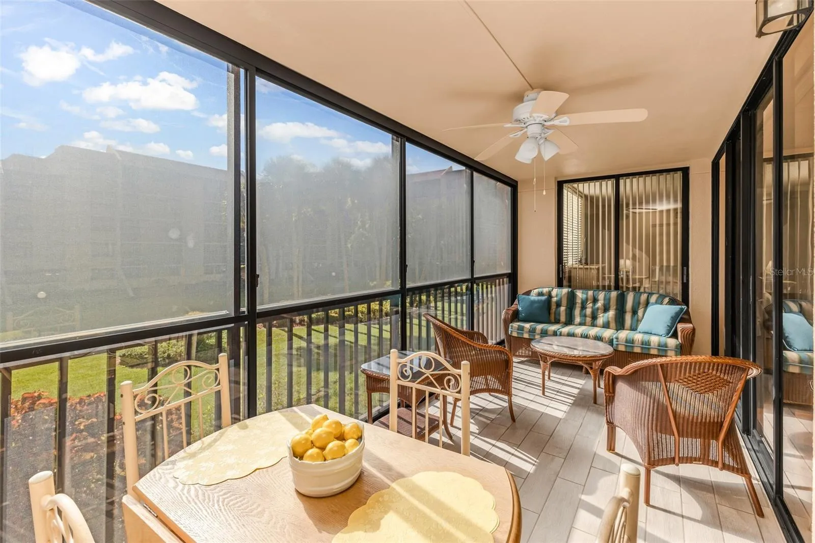 Screened in lanai