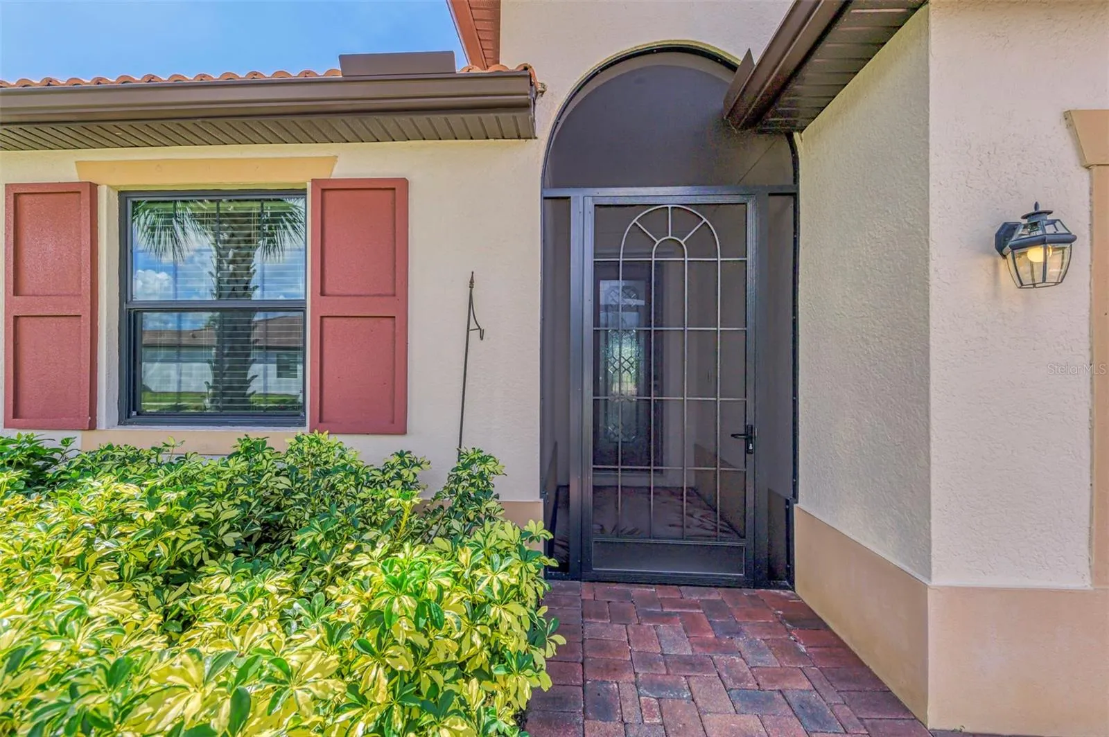 Screened Front Entry.
