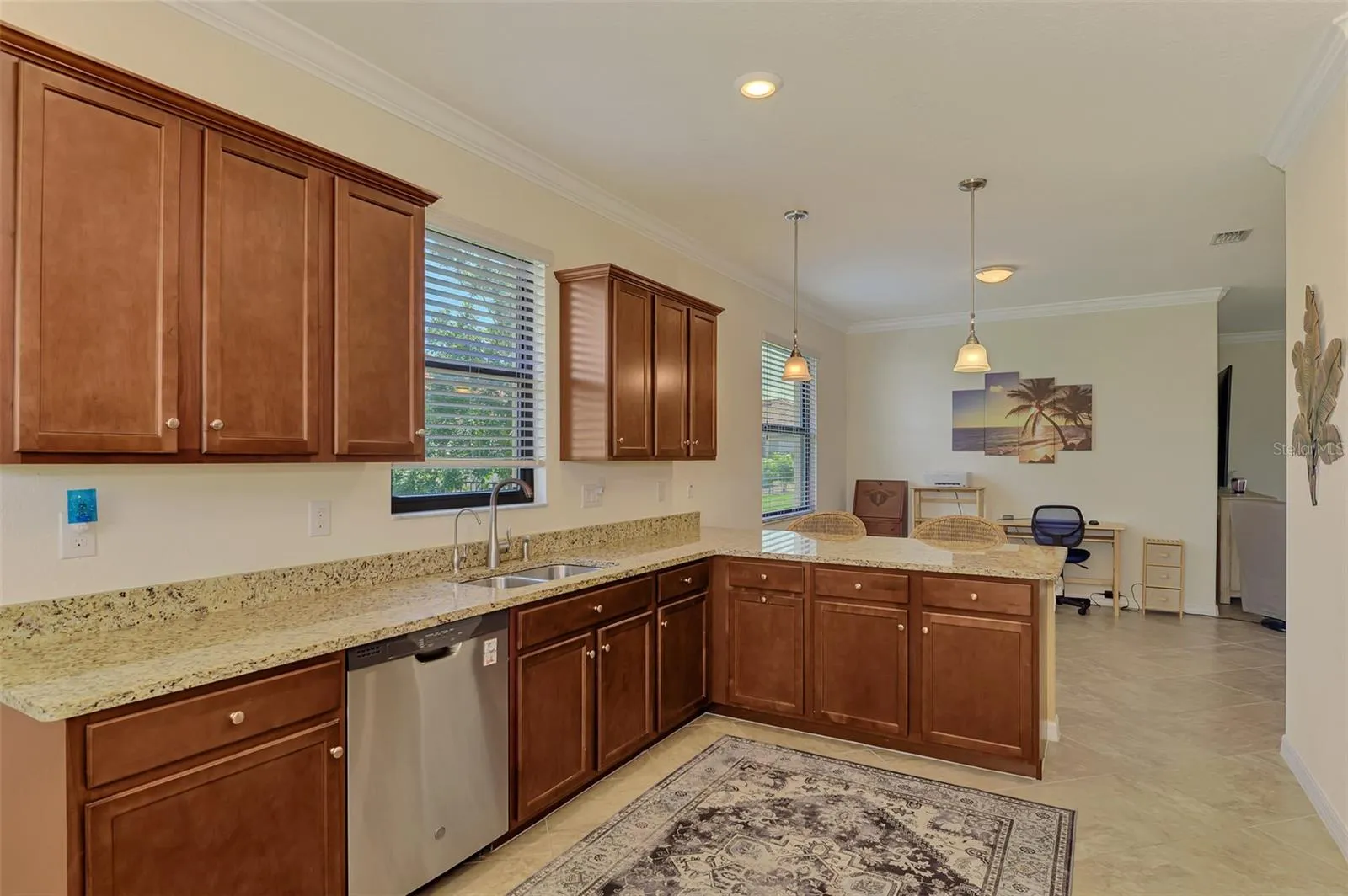 Abundant Cabinetry.