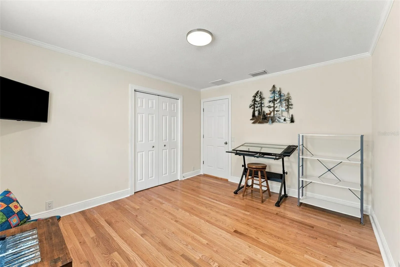 Bedroom Three with Wall Closet Storage