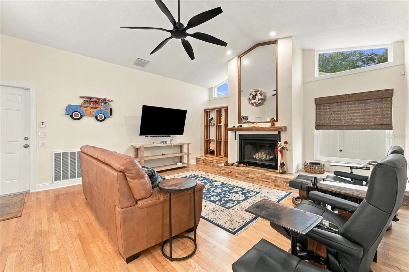 Spacious Family Room Filled with Beautiful Natural Light