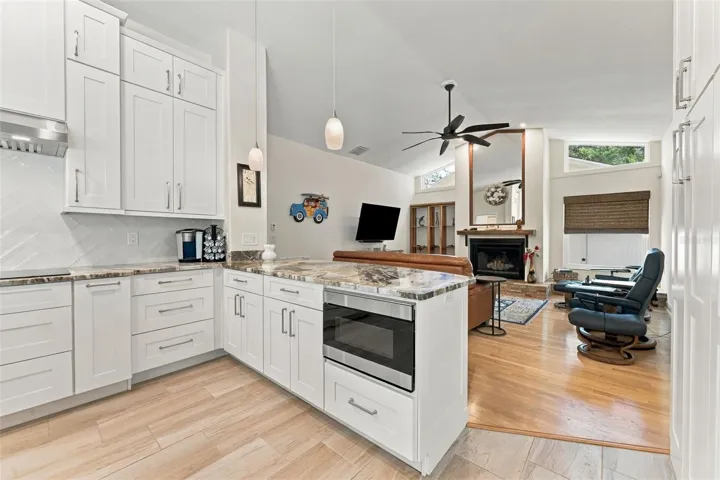 Open-Concept Kitchen Flowing Seamlessly into the Family Room