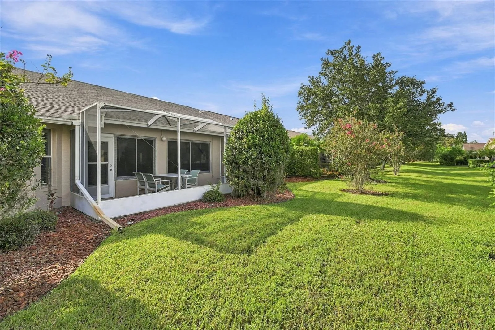 Rear of home