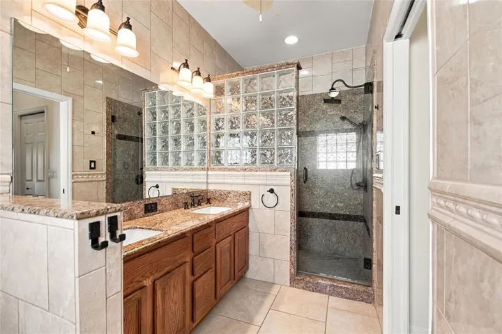Remodeled primary bath