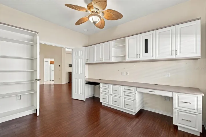 Custom-built office in center guest room/office
