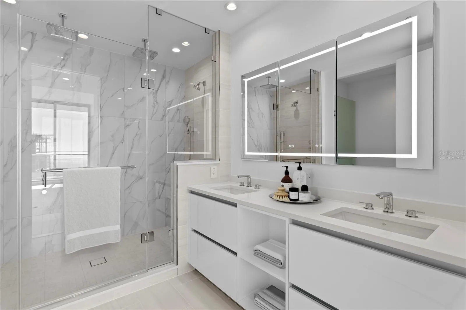 Virtually Staged - Primary Bathroom