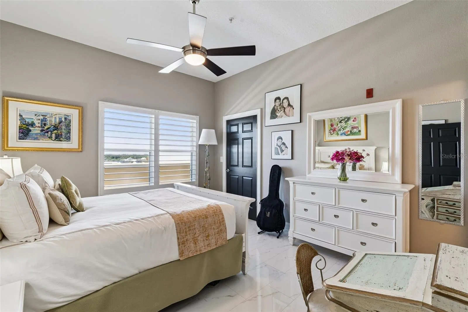 3rd bedroom with deep walk-in closet.