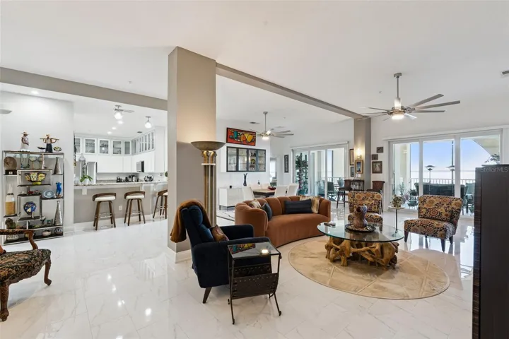 Great Room with water views.