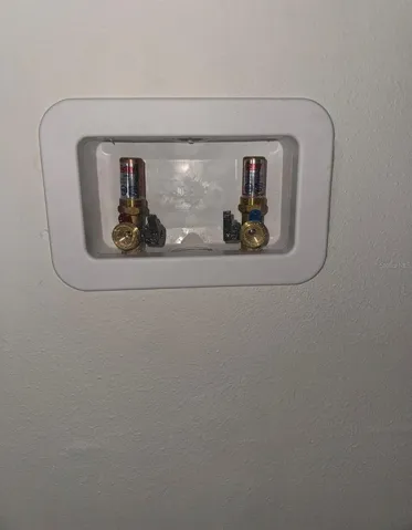 WASHER AND DRYER HOOK UP