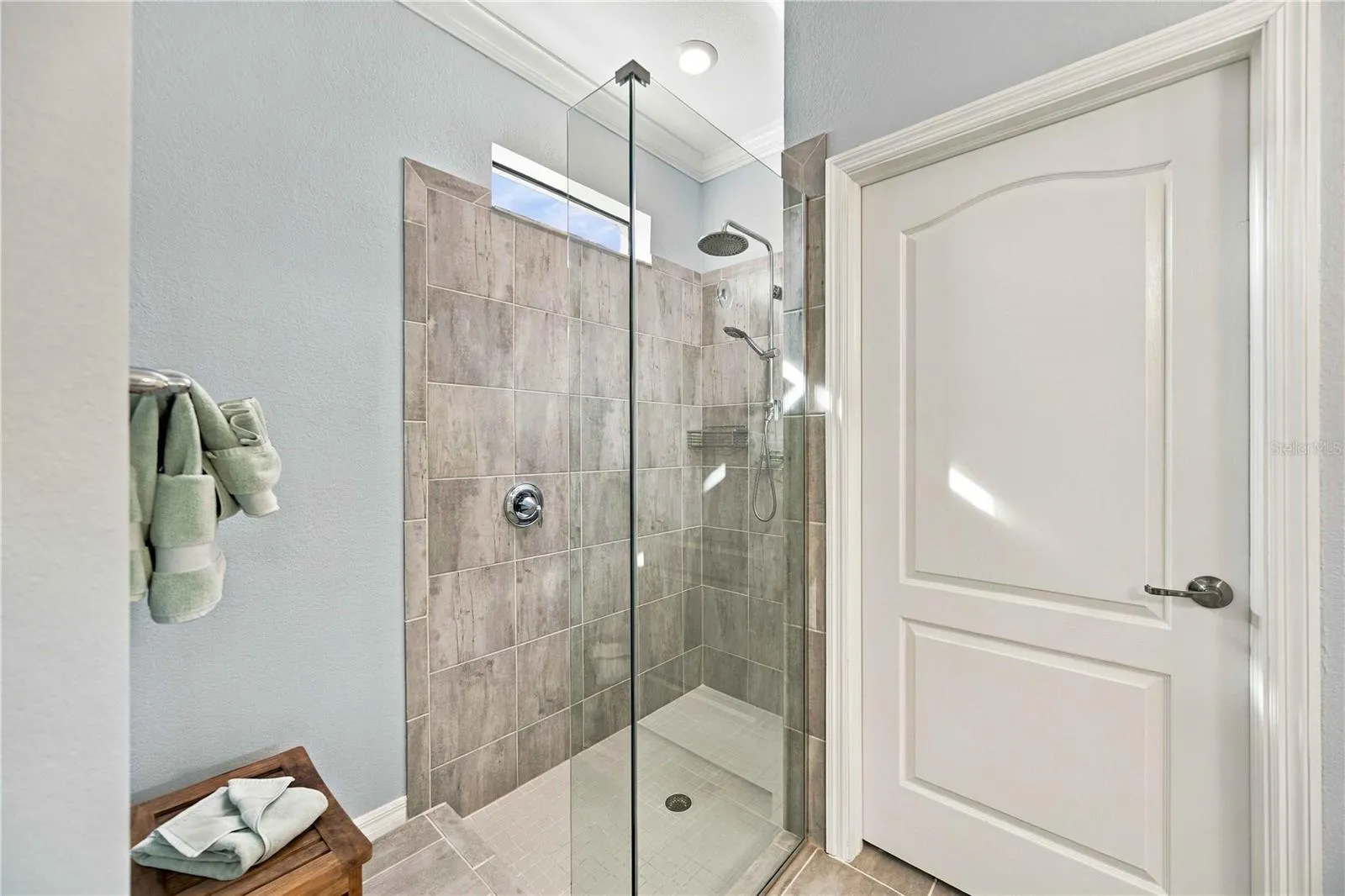 Large walk in shower