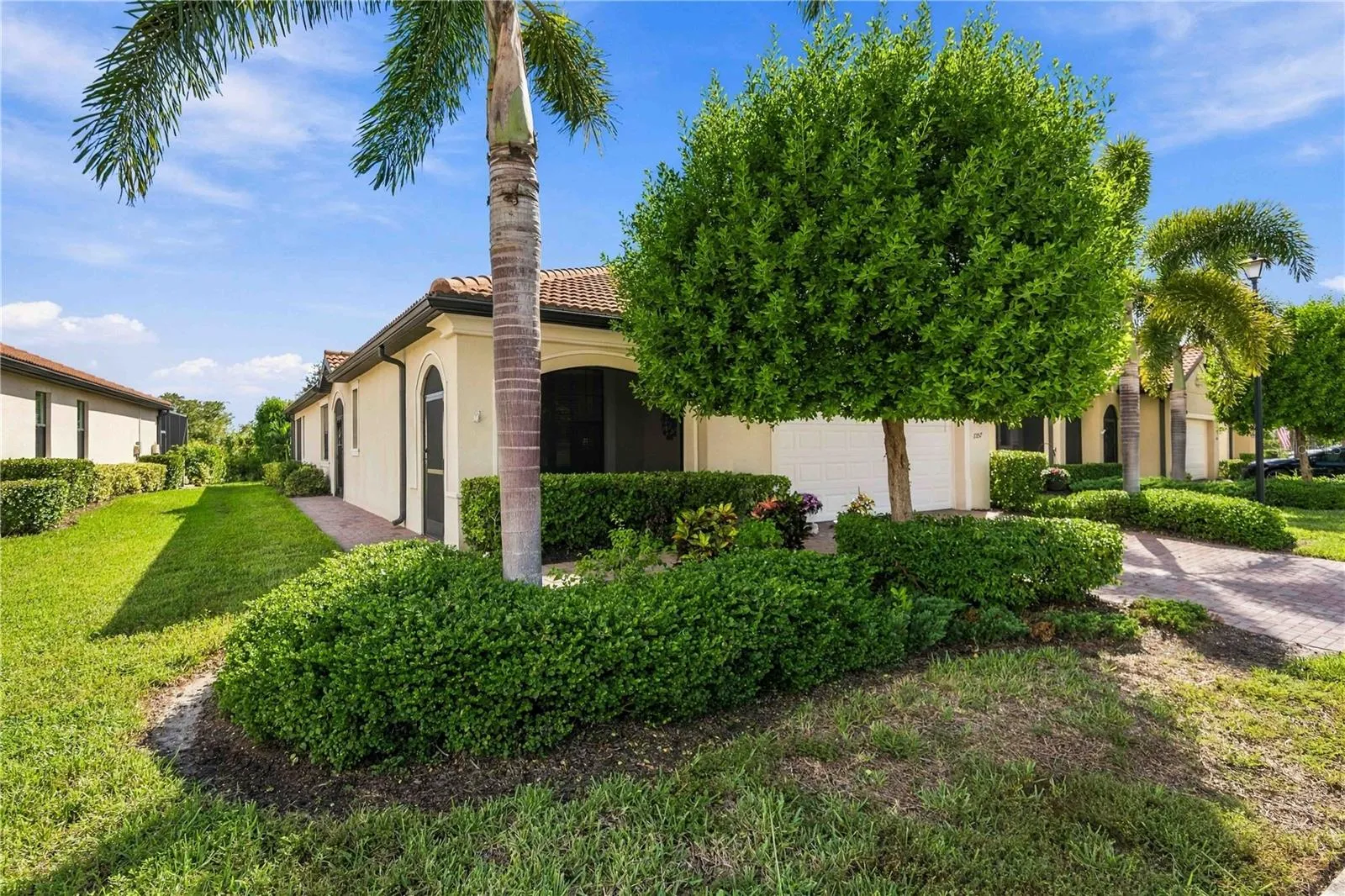The back of the home