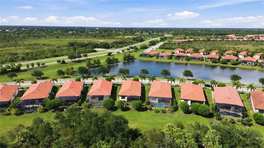 Aerial of the home on Fiddlewood