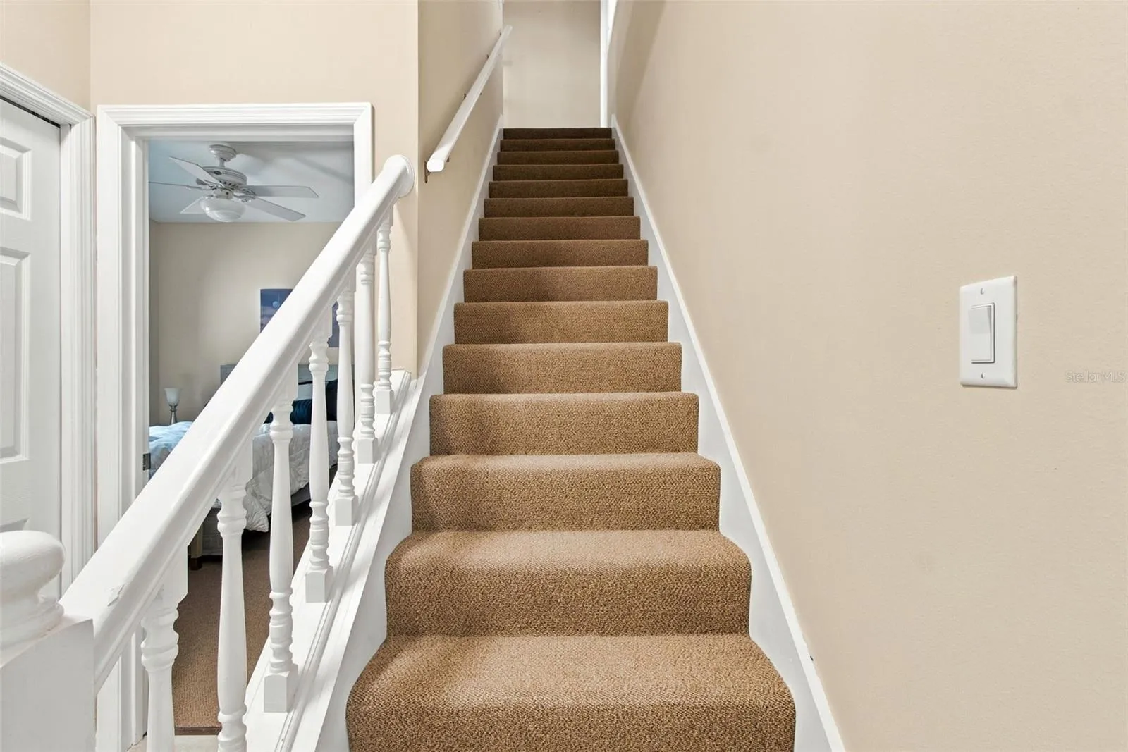Stairs to loft/possible 4th bedroom