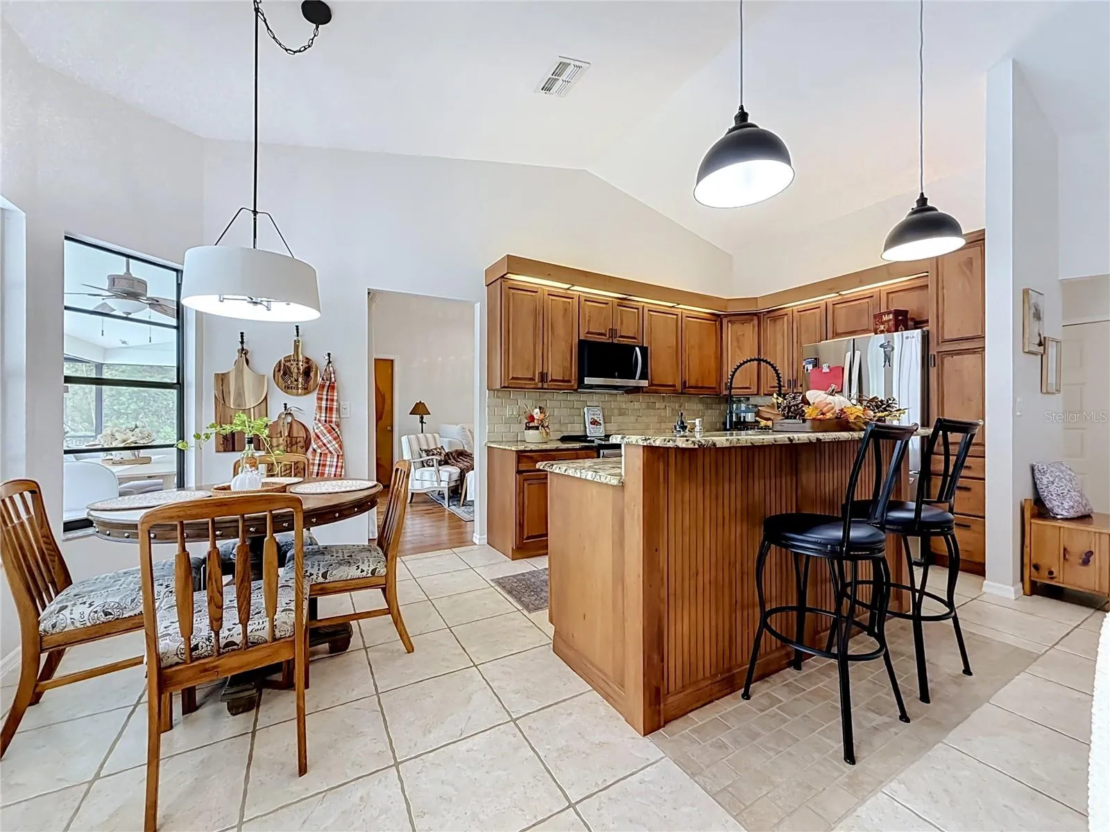 high ceilings in kitchen