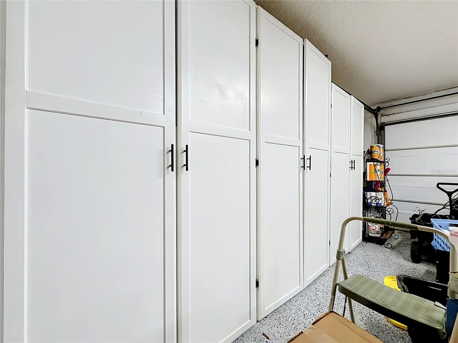 built in cabinets in 2 car garage