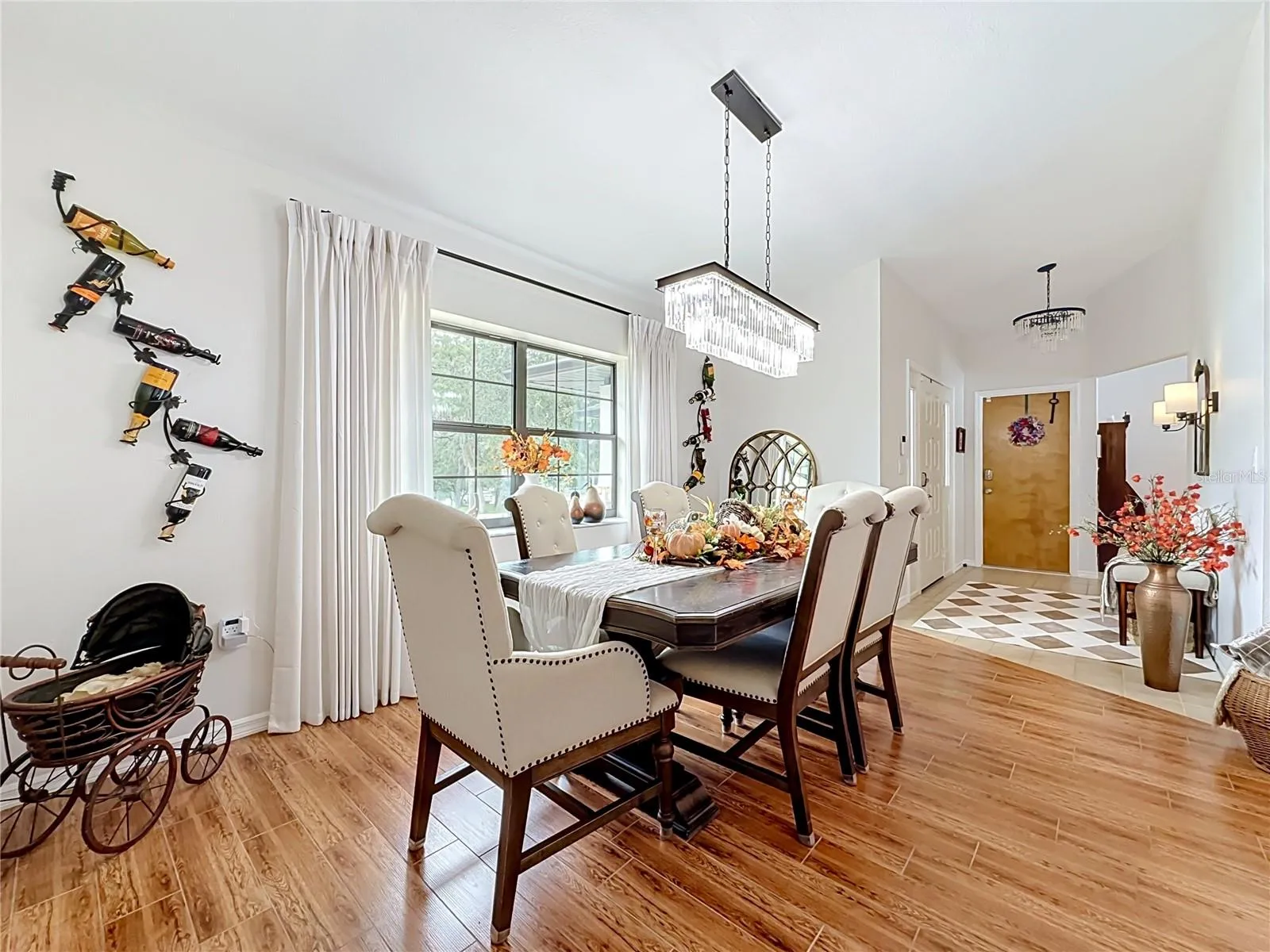 Formal dining room area