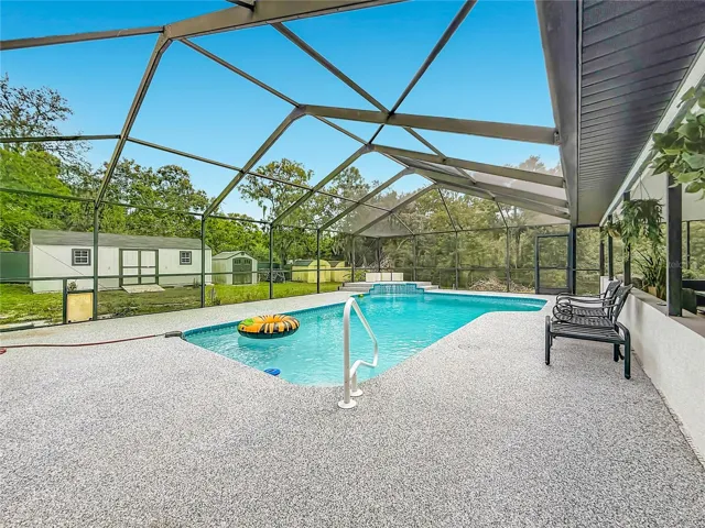 pool with a pool heater and cooler.