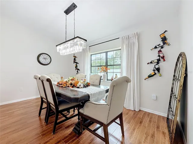 Formal dining room area