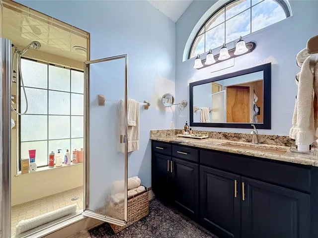 primary bathroom walk in shower