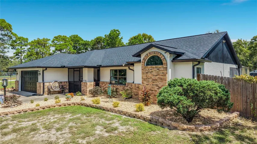 front of property