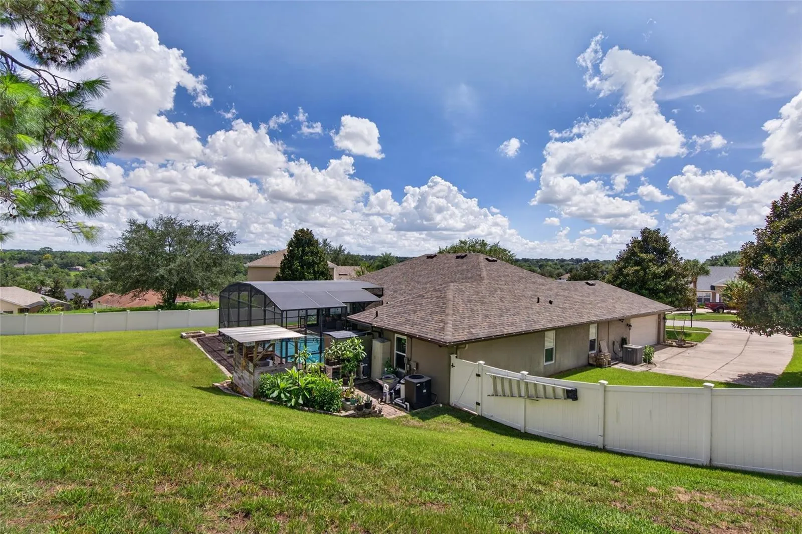 Backyard (fully fenced w/ three gates)