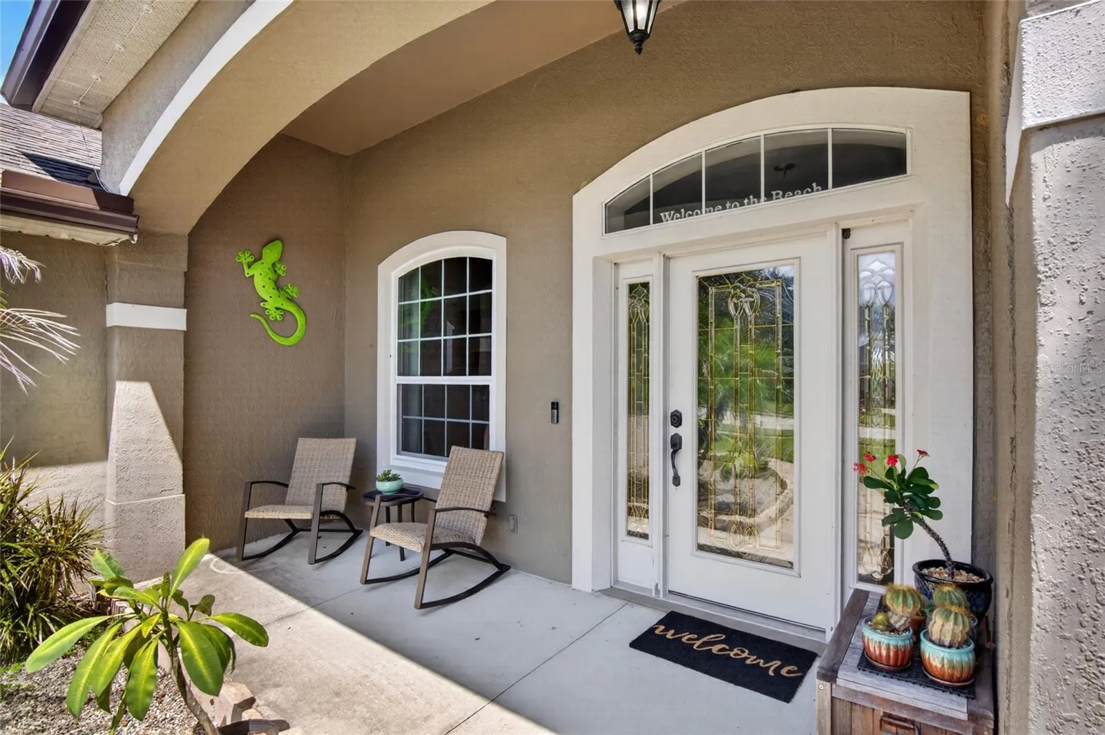 Covered front porch