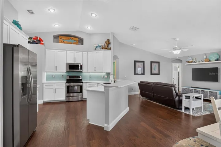 Kitchen and Family Room