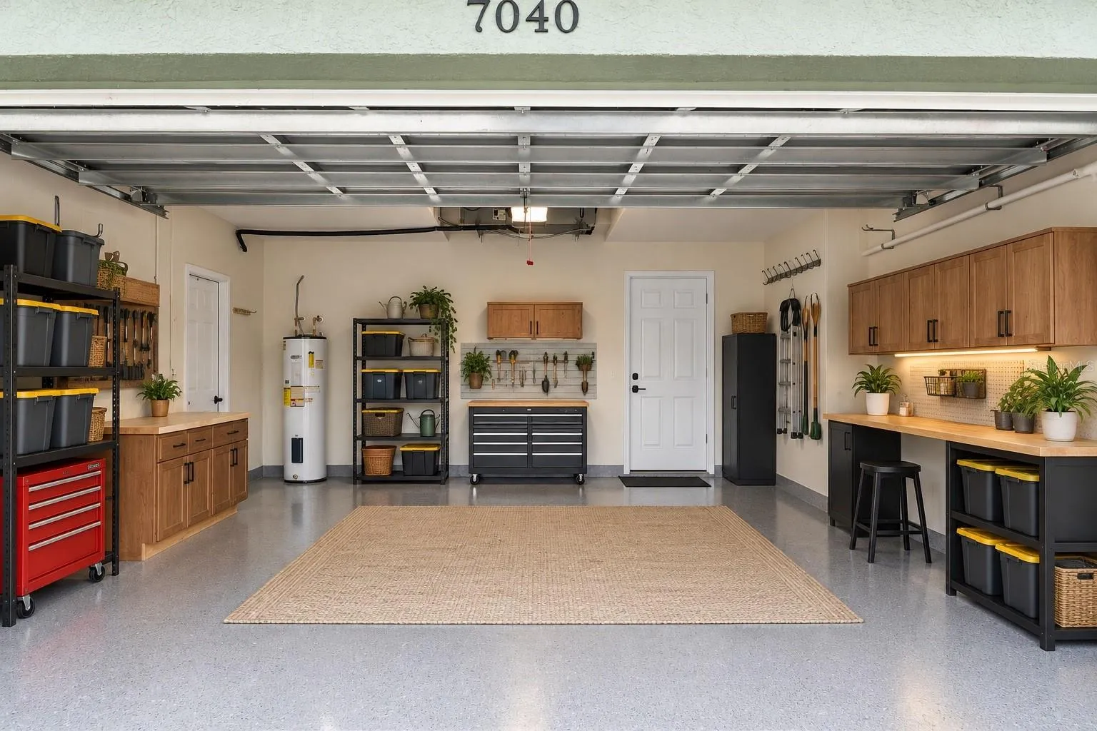 Staged Garage