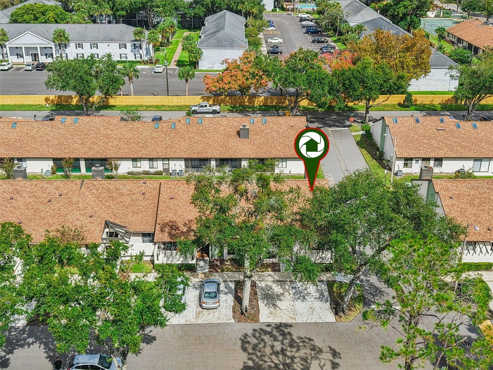 Aerial of home.