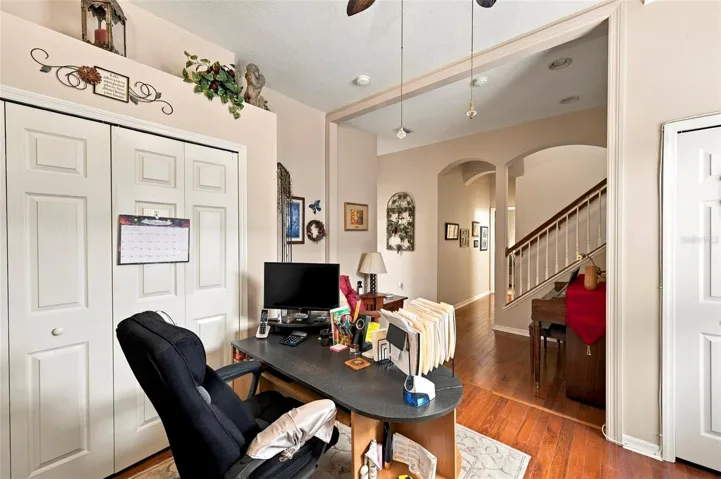 Office or Flex Room/ Gym or can be turned back into 4th bedroom - Has two closets