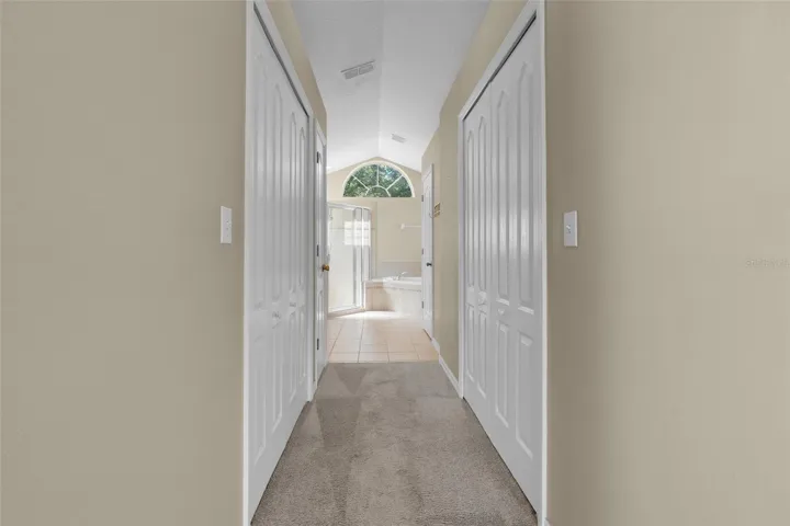 Two walk-in closets