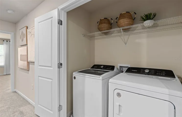 Model Home Design Only. Pictures and furnishings are for illustrative purposes only. Elevations, colors and options may vary. Furniture is for model home staging only.