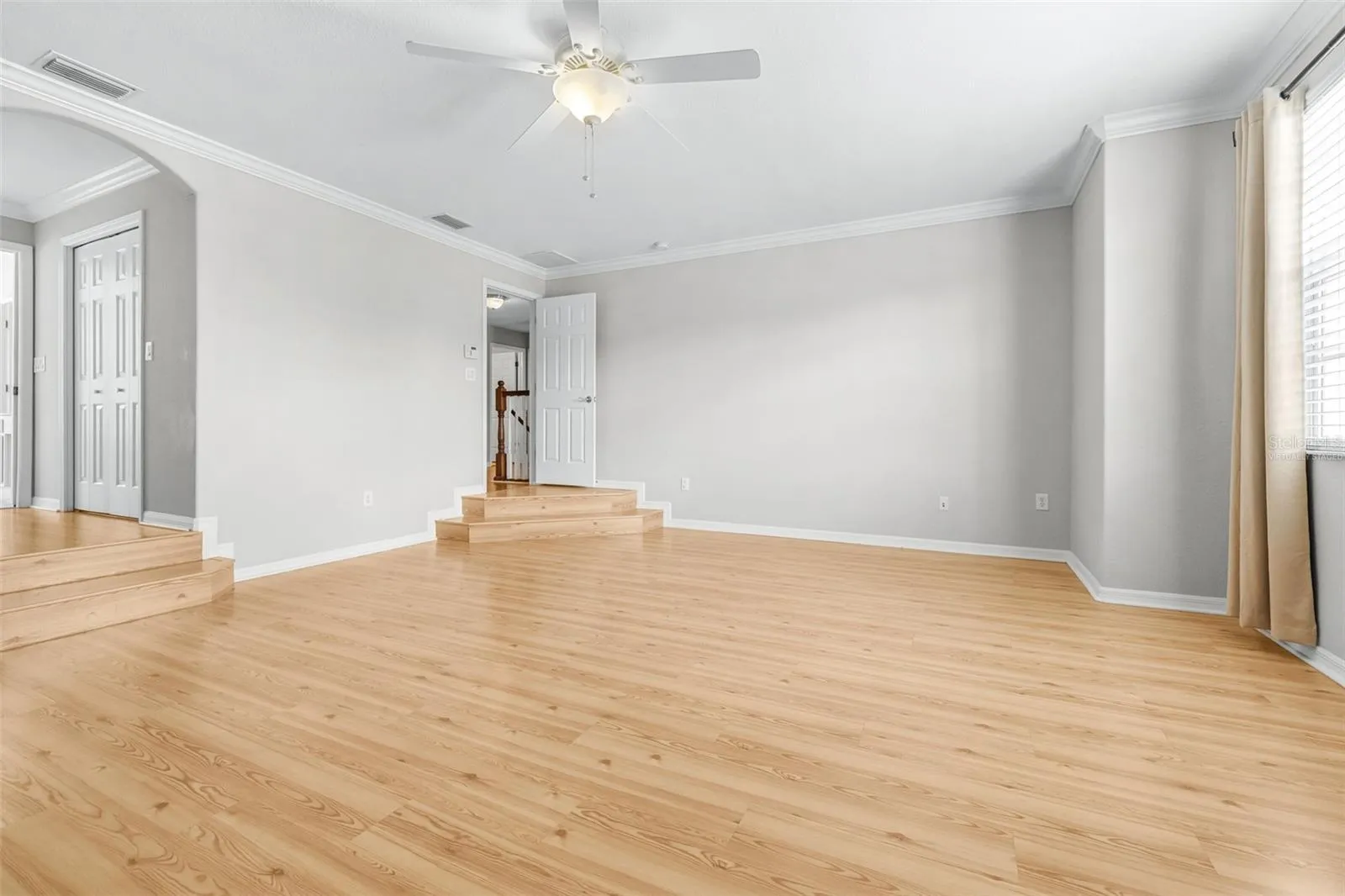 Virtually staged bedroom