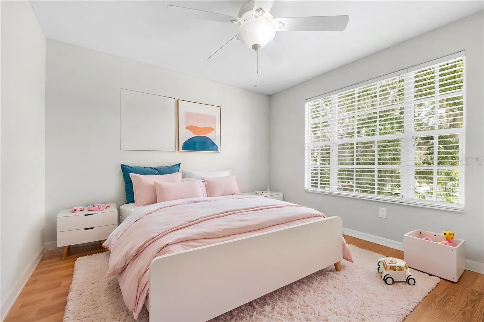 Virtually staged bedroom 5