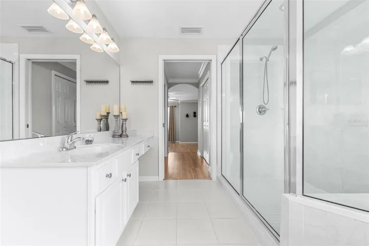 Virtually staged bedroom